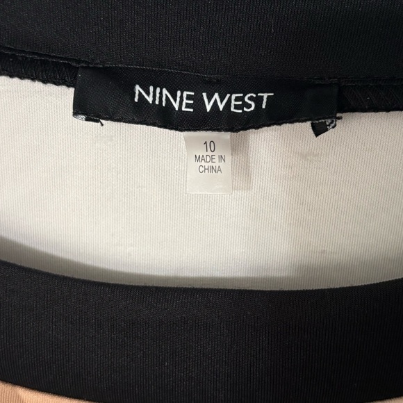 Nine West dress with checkered diamond pattern- size 10 - Picture 2 of 3